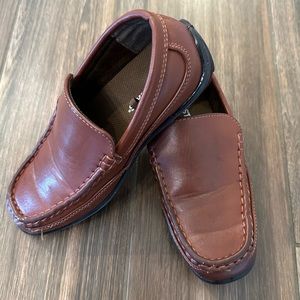 Deer Stags Kids Booster Loafers - Dark Luggage (Size 13.5, Medium Width)